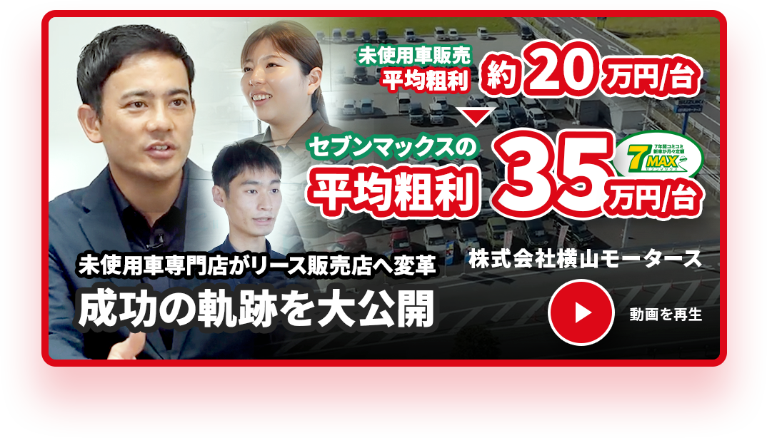 成功の軌跡を大公開 平均粗利35万円/台